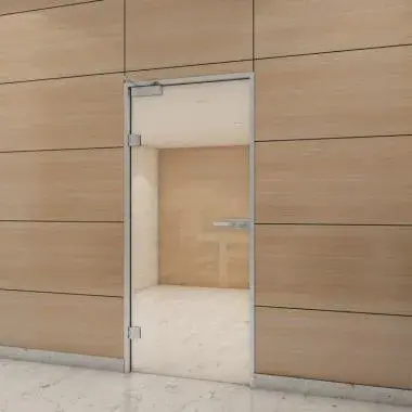 Easy-33 Wall-to-Glass Single Door