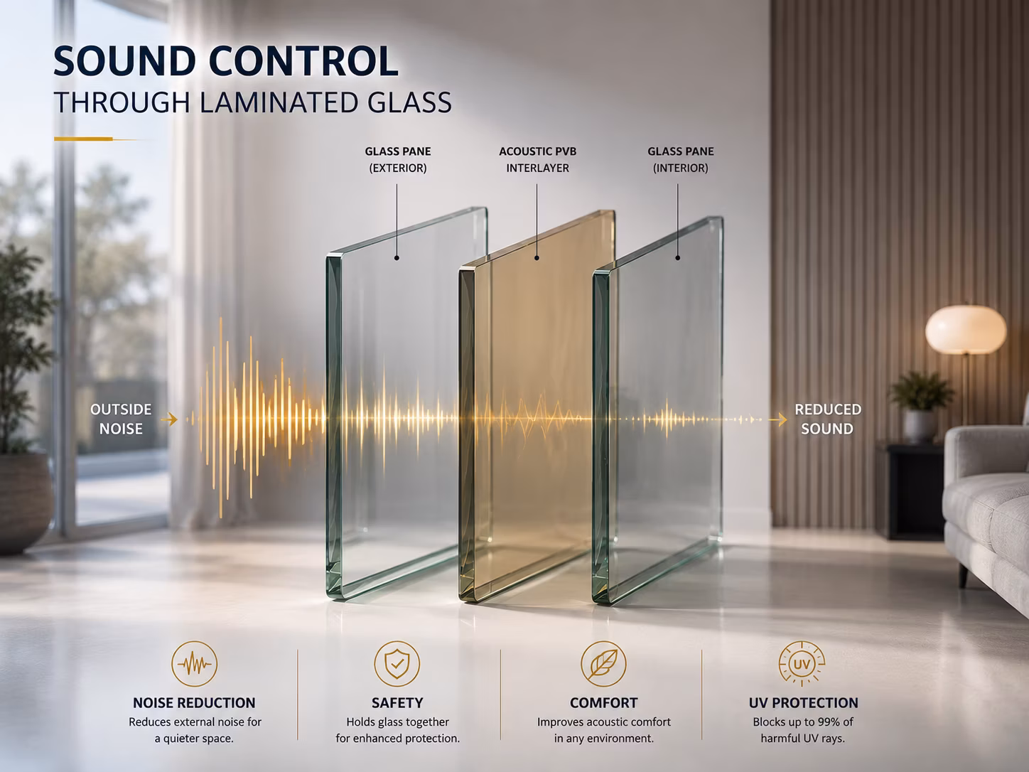 Acoustic Dampening in Urban High-Rise Glazing: Designing for Peace in the Gulf