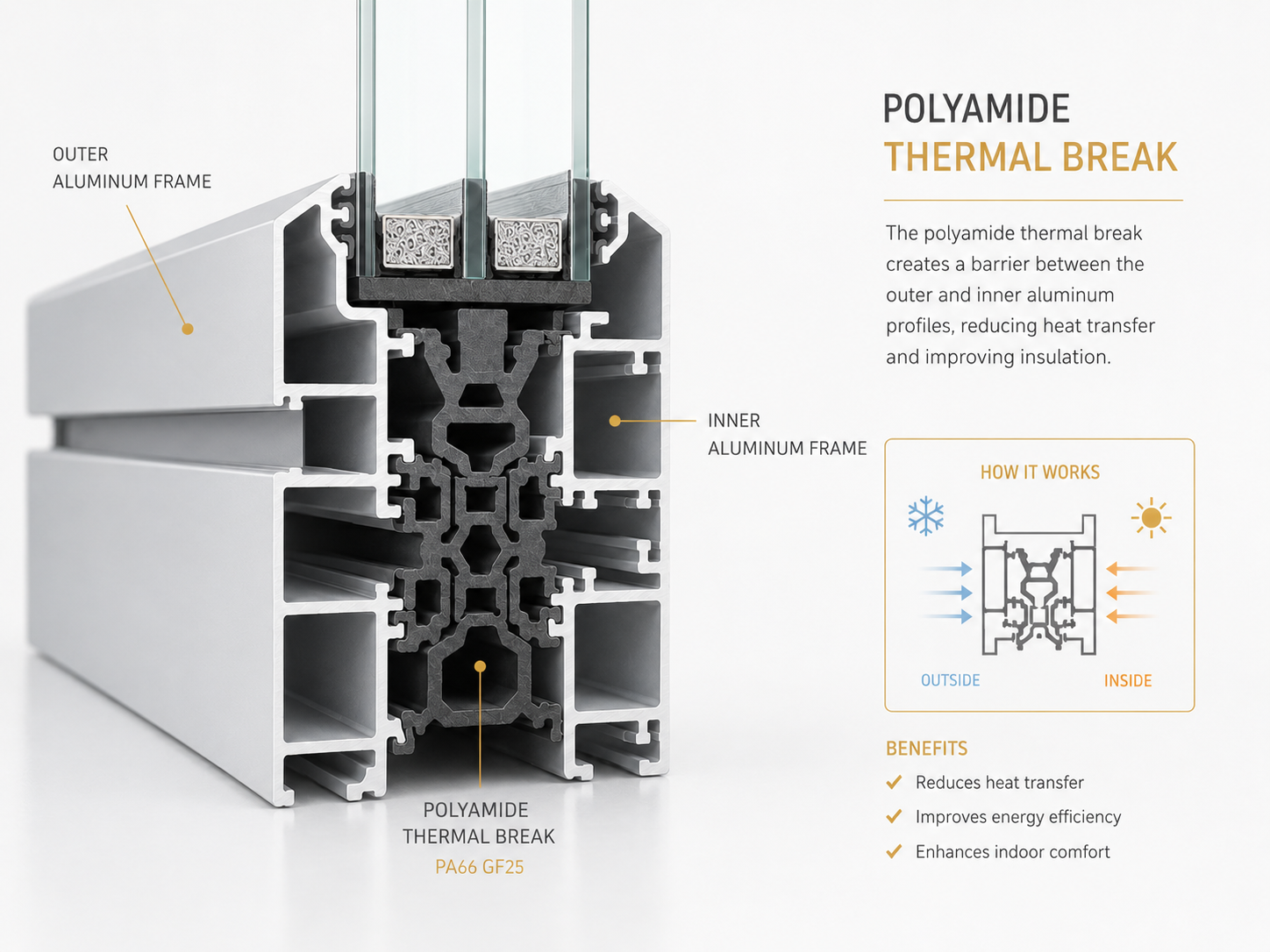 Thermal Break Fundamentals in High-Heat Climates: Why Polyamide Strips Change Everything